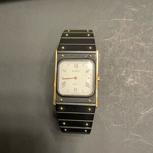 Le Roy Black and Gold Watch